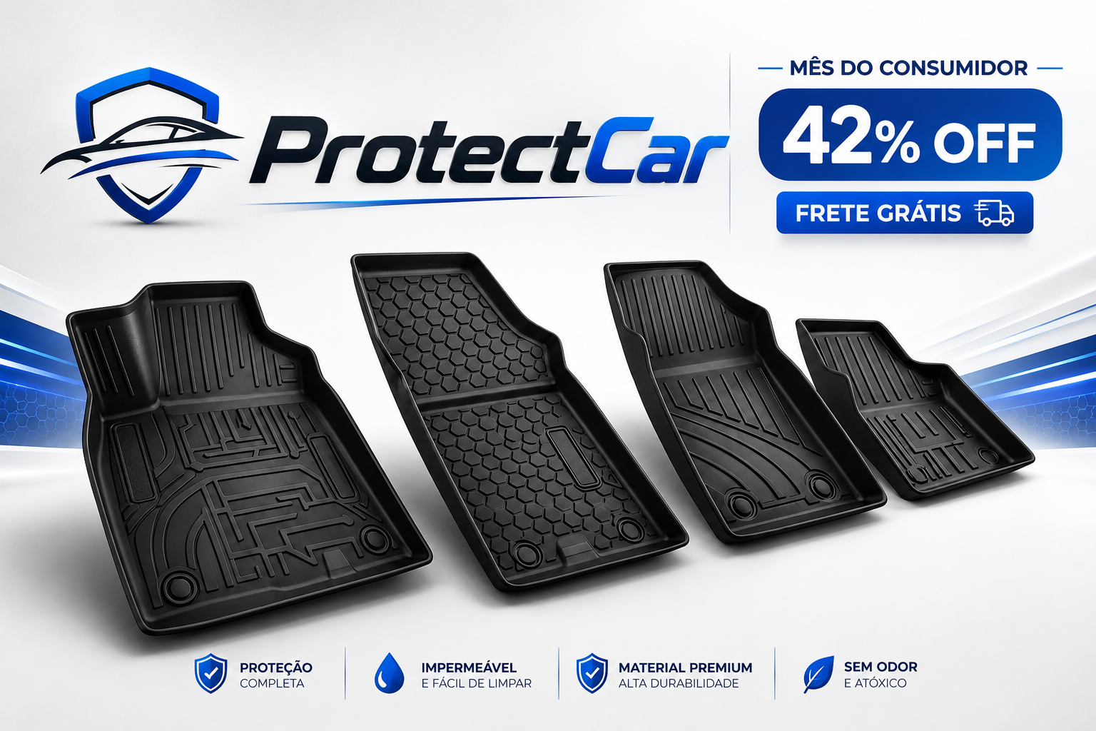 Banner ProtectCar destacando proteção para o carro